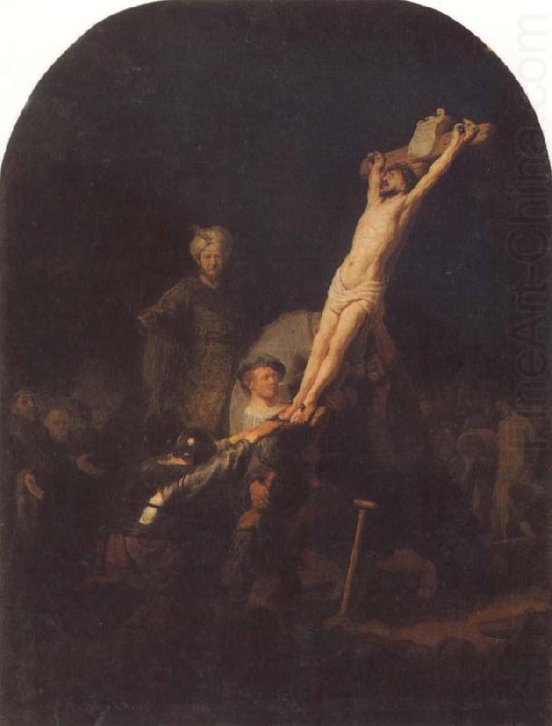 The Raising of the Cross, REMBRANDT Harmenszoon van Rijn
